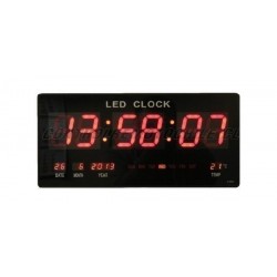 Reloj Mural Digital LED MEDIDAS 46 X 22 CMS
