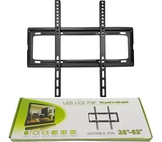 Soporte Para Tv Base Fija Desde 26 Hasta 63 Color Negro