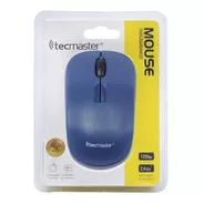 Mouse Inalámbrico Tecmaster Azul 10mts 1200 Dpi Color Azul