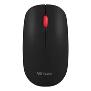 Mouse Inalámbrico Wesdar  X19 Negro