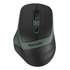 Mouse Tecmaster Dual Bluetooth Recargable Inalámbrico Verde Color Negro